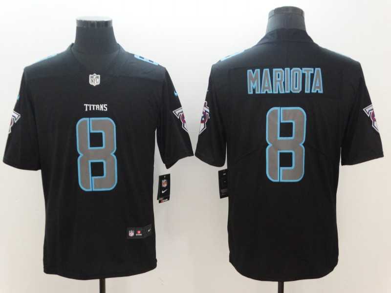 Nike Titans 8 Marcus Mariota Black Vapor Impact Limited Jersey,We sell and wholesale Nike Titans 8 Marcus Mariota Black Vapor Impact Limited Jersey on line form chian!